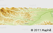 Physical Panoramic Map of the area around 66° 35' 14" N, 136° 4' 29" E