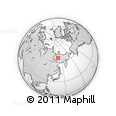 Outline Map of the Area around 66° 35' 14" N, 138° 37' 30" E, rectangular outline