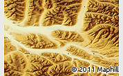 Physical Map of the area around 66° 35' 14" N, 139° 28' 29" E