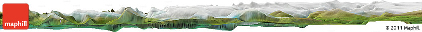Satellite Horizon Map of the Area around 66° 35' 14" N, 13° 40' 30" E