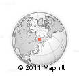 Outline Map of the Area around 66° 35' 14" N, 144° 34' 29" E, rectangular outline
