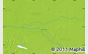 Physical Map of Fort Yukon