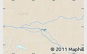 Shaded Relief Map of Fort Yukon