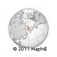 Outline Map of the Area around 66° 35' 14" N, 148° 49' 29" E, rectangular outline