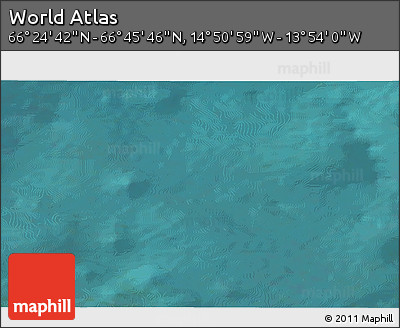 Satellite 3D Map of the Area around 66° 35' 14" N, 14° 22' 30" W