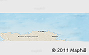Shaded Relief Panoramic Map of the area around 66° 35' 14" N, 16° 4' 29" W