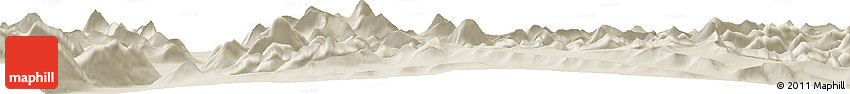 Shaded Relief Horizon Map of the Area around 66° 35' 14" N, 36° 28' 30" W Shaded Relief Horizon Map of the Area around 66° 35' 14" N, 36° 28' 30" W