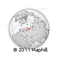 Outline Map of the Area around 66° 35' 14" N, 42° 34' 30" E, rectangular outline