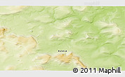 Physical 3D Map of the area around 66° 54' 2" N, 106° 19' 29" E