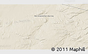Shaded Relief 3D Map of the area around 66° 54' 2" N, 118° 4' 29" W