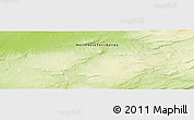 Physical Panoramic Map of the area around 66° 54' 2" N, 118° 4' 29" W