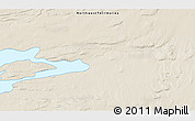 Shaded Relief 3D Map of the area around 66° 54' 2" N, 118° 55' 30" W