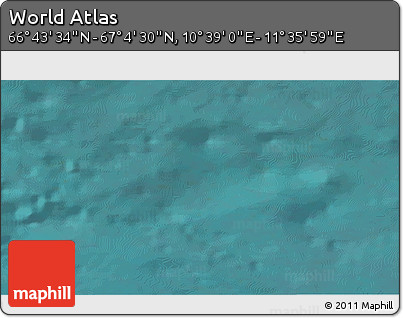 Satellite 3D Map of the Area around 66° 54' 2" N, 11° 7' 30" E