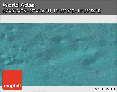 Satellite 3D Map of the Area around 66° 54' 2" N, 11° 7' 30" E