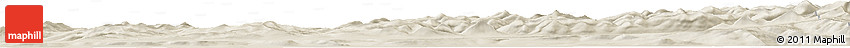 Shaded Relief Horizon Map of the Area around 66° 54' 2" N, 126° 43' 29" E