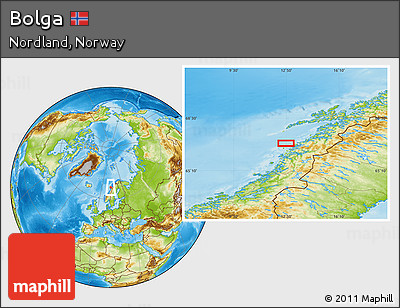 Physical Location Map of Bolga