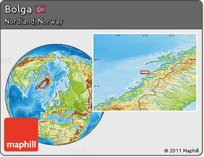 Physical Location Map of Bolga