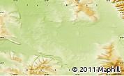 Physical Map of the area around 66° 54' 2" N, 137° 46' 30" E
