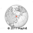 Outline Map of the Area around 66° 54' 2" N, 137° 46' 30" E, rectangular outline