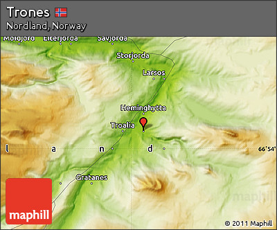 Physical Map of Trones