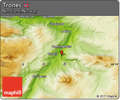 Physical Map of Trones