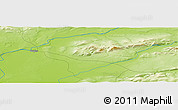 Physical Panoramic Map of the area around 66° 54' 2" N, 151° 13' 29" W