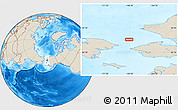 Shaded Relief Location Map of the area around 66° 54' 2" N, 168° 13' 29" W