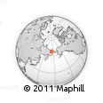 Outline Map of the Area around 66° 54' 2" N, 173° 28' 29" E, rectangular outline
