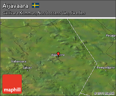 Satellite 3D Map of Äijävaara