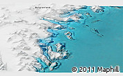 Satellite 3D Map of the area around 66° 54' 2" N, 33° 55' 29" W