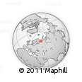 Outline Map of the Area around 66° 54' 2" N, 44° 16' 29" E, rectangular outline
