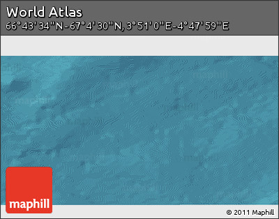 Satellite 3D Map of the Area around 66° 54' 2" N, 4° 19' 30" E