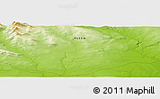 Physical Panoramic Map of the area around 66° 54' 2" N, 66° 22' 30" E