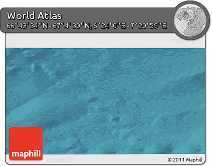 Satellite 3D Map of the Area around 66° 54' 2" N, 6° 52' 30" E