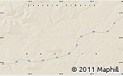 Shaded Relief Map of the area around 66° 54' 2" N, 85° 55' 30" E