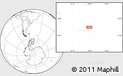 Blank Location Map of the area around 66° 3' 39" S, 49° 13' 30" W
