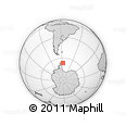 Outline Map of the Area around 66° 22' 38" S, 56° 52' 30" W, rectangular outline