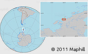 Gray Location Map of the area around 66° 22' 38" S, 66° 13' 29" W