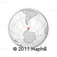 Outline Map of the Area around 66° 41' 30" S, 63° 40' 30" W, rectangular outline