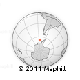 Outline Map of the Area around 66° 41' 30" S, 84° 55' 30" W, rectangular outline