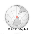 Outline Map of the Area around 66° 41' 30" S, 87° 28' 29" W, rectangular outline