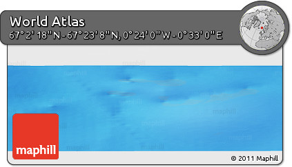 Physical Panoramic Map of the Area around 67° 12' 43" N, 0° 4' 30" E