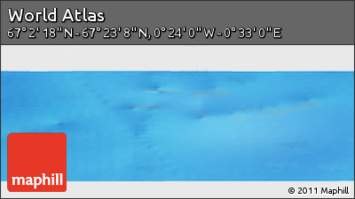 Physical Panoramic Map of the Area around 67° 12' 43" N, 0° 4' 30" E