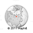 Outline Map of the Area around 67° 12' 43" N, 100° 22' 30" E, rectangular outline