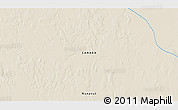 Shaded Relief 3D Map of the area around 67° 12' 43" N, 100° 13' 29" W
