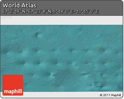 Satellite 3D Map of the Area around 67° 12' 43" N, 10° 16' 30" E
