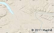 Shaded Relief Map of the area around 67° 12' 43" N, 116° 22' 30" W