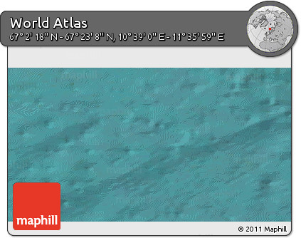 Satellite 3D Map of the Area around 67° 12' 43" N, 11° 7' 30" E