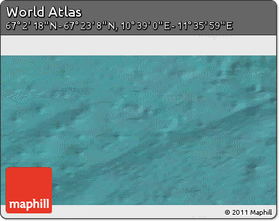 Satellite 3D Map of the Area around 67° 12' 43" N, 11° 7' 30" E