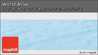 Physical Panoramic Map of the Area around 67° 12' 43" N, 11° 7' 30" E